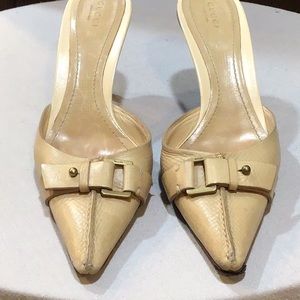 GUCCI high heel mules